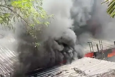 പന്തിരിക്കരയിൽ ഫാൻ നിർമ്മാണ യൂണിറ്റിന് തീപിടിച്ചു; 60 ലക്ഷം രൂപയുടെ നഷ്ടം