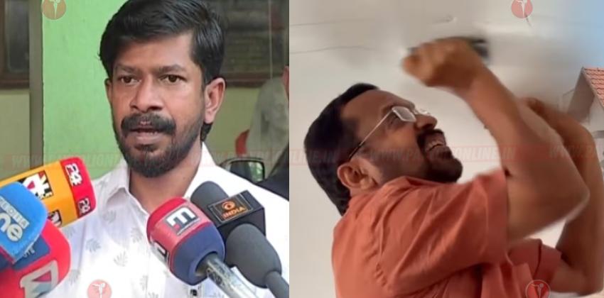 ‘നൗഫലിന്റെ വീട്ടിൽ അതിക്രമിച്ചു കയറിയാണ് രാജൻ വിള്ളൽ പരിശോധിച്ചത്, മന്ത്രി നൗഫലിനോട് മാപ്പ് പറയാൻ തയ്യാറാകണം’; ഓ ജെ ജനീഷ്