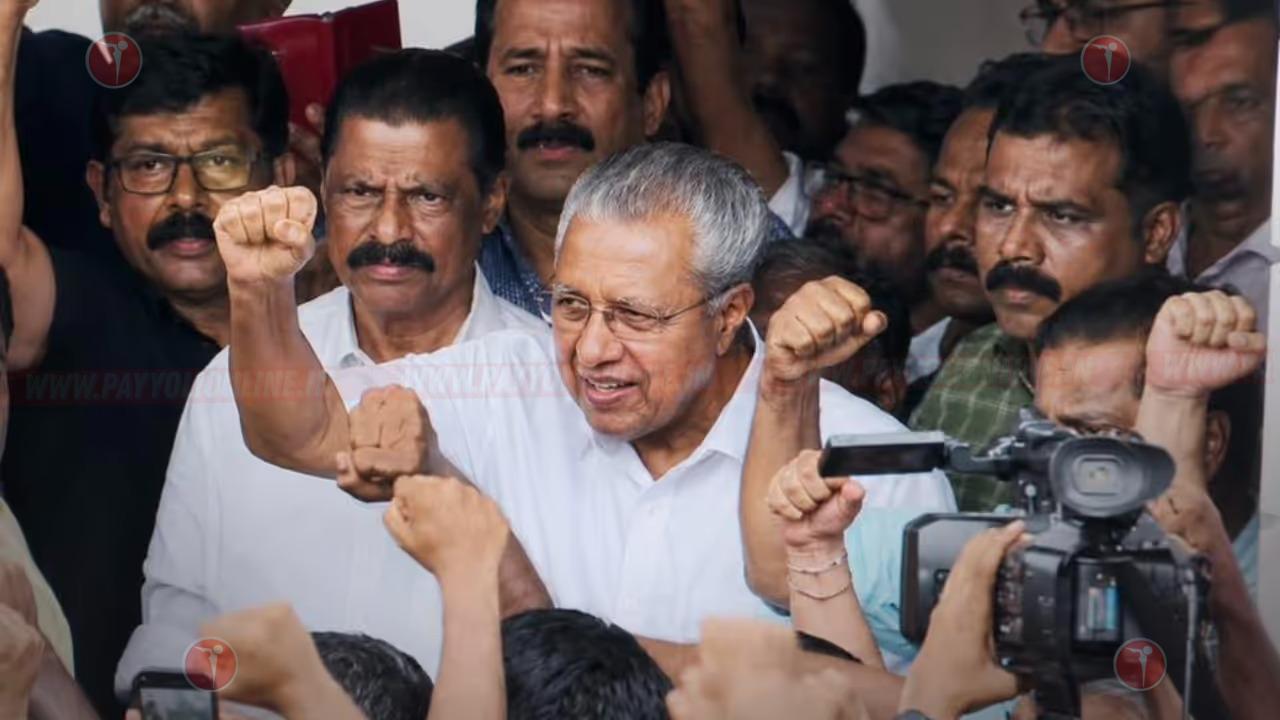 മുഷ്ടി ചുരുട്ടി പിണറായി വിജയൻ, ഇഡി റെയ്ഡിന് പിന്നാലെ ഫേസ്ബുക്കിൽ പുതിയ പോസ്റ്റ്, അഭിവാദ്യങ്ങളുമായി അണികൾ