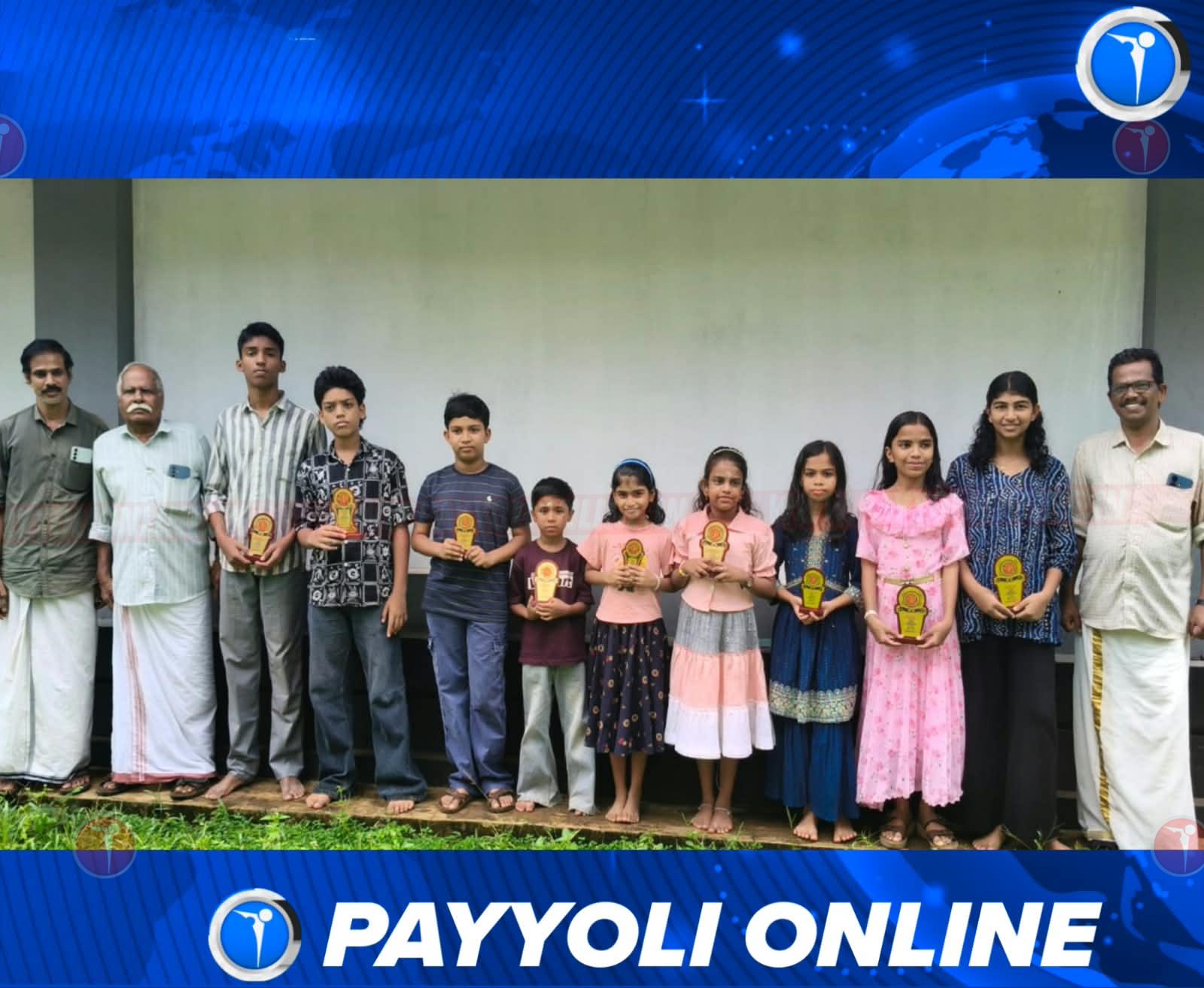 കൽപ്പത്തൂർ രാവറ്റ മംഗലം ക്ഷേത്രത്തിൽ രാമായണ ക്വിസ് മത്സരം; വിജയികളെ അനുമോദിച്ചു
